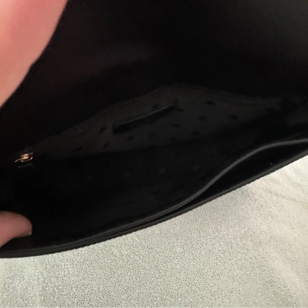 KATE SPADE Black Staci Saffiano Leather Flap Crossbody Bag - Picture 8 of 15